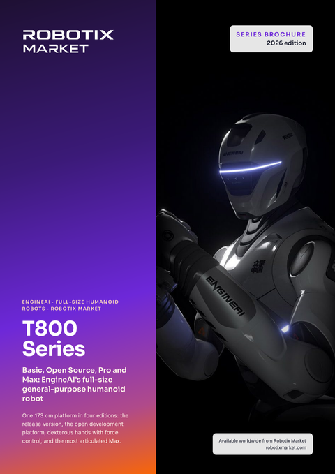 EngineAI T800 Basic Edition humanoid robot – Produktbrochure