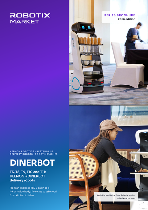 KEENON DINERBOT T3 · T8 · T9 · T10 · T11 – Seriebrochure