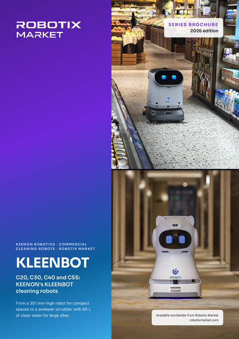 Keenon KLEENBOT C30 professionel rengøringsrobot – Produktbrochure