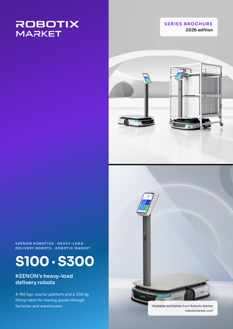 Keenon S100 kurerrobot til tung last – Produktbrochure