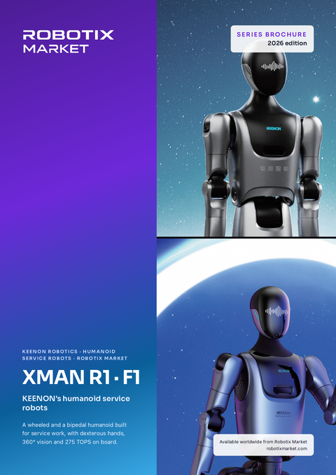Keenon XMAN-F1 humanoid robot – Produktbrochure