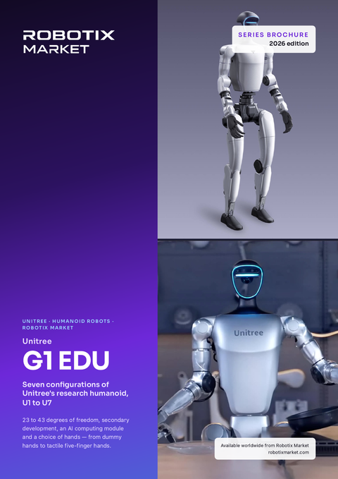 Unitree Robotics G1 Edu Plus U2 – Produktbrochure