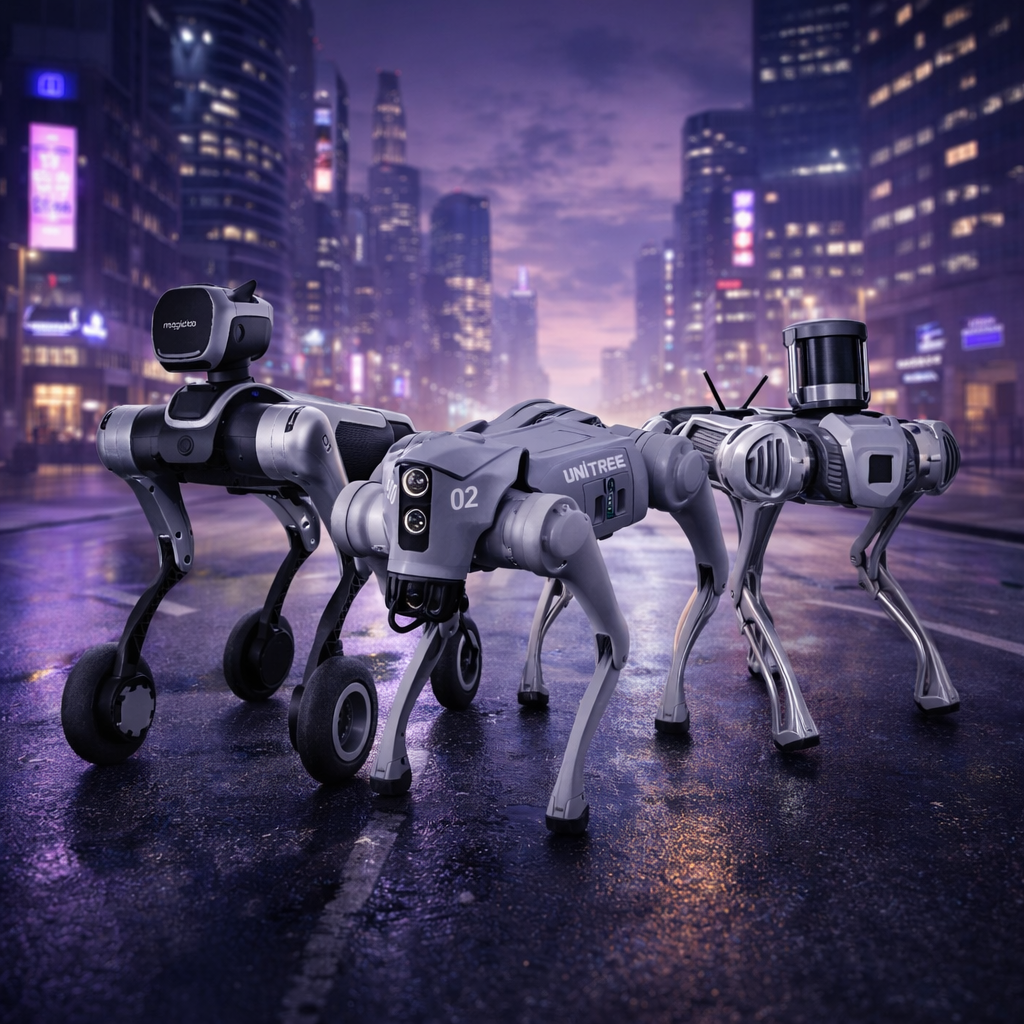 Robot dogs and quadruple dogs