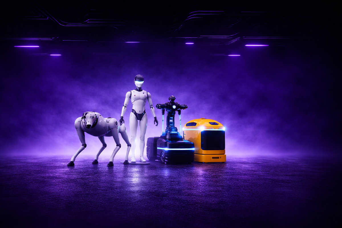Different industrial robots
